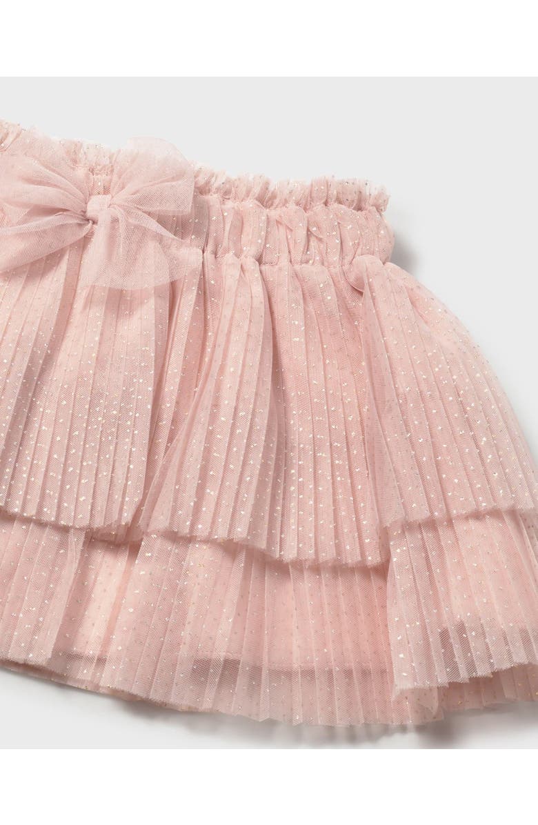 Mayoral Pleated Tulle Skirt, Alternate, color, Pink