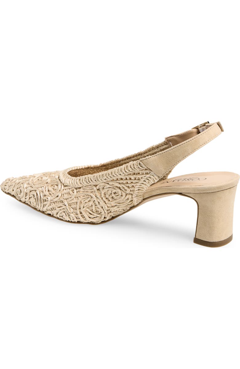 Cordani Nikole Slingback Pointed Toe Pump, Alternate, color, Beige
