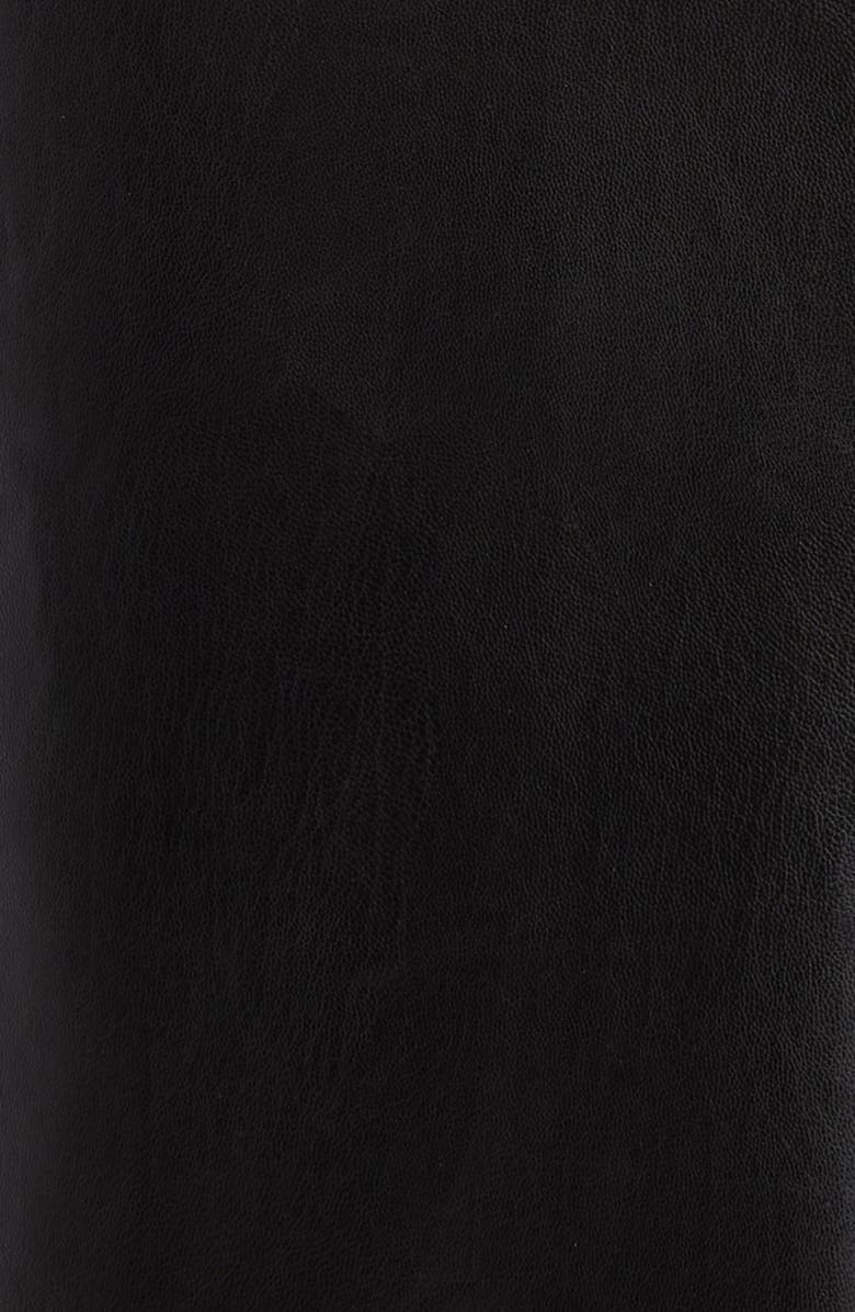 Cinq à Sept Mckenna Strapless Faux Leather Dress, Alternate, color,