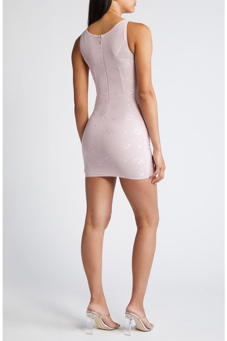 lace panel mini dress Champagne Oasis Petite Chiffon Ruffle Lace Panel Mini Dress