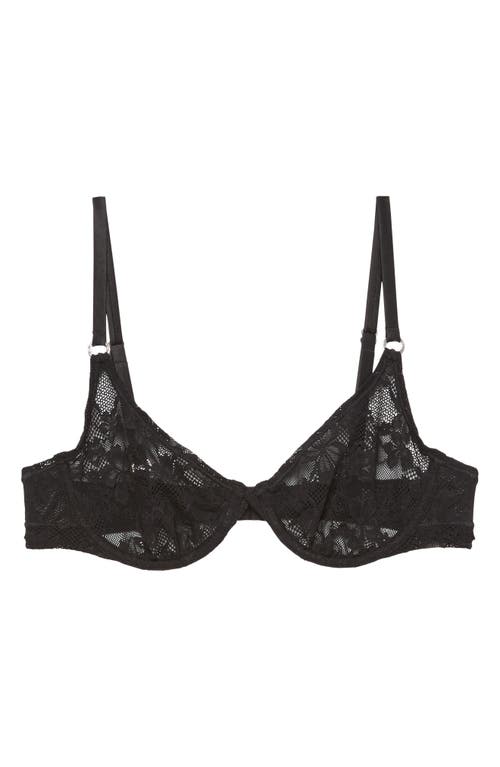 FLEUR DU MAL FLEUR DU MAL LE STRETCH LACE DEMI BRA