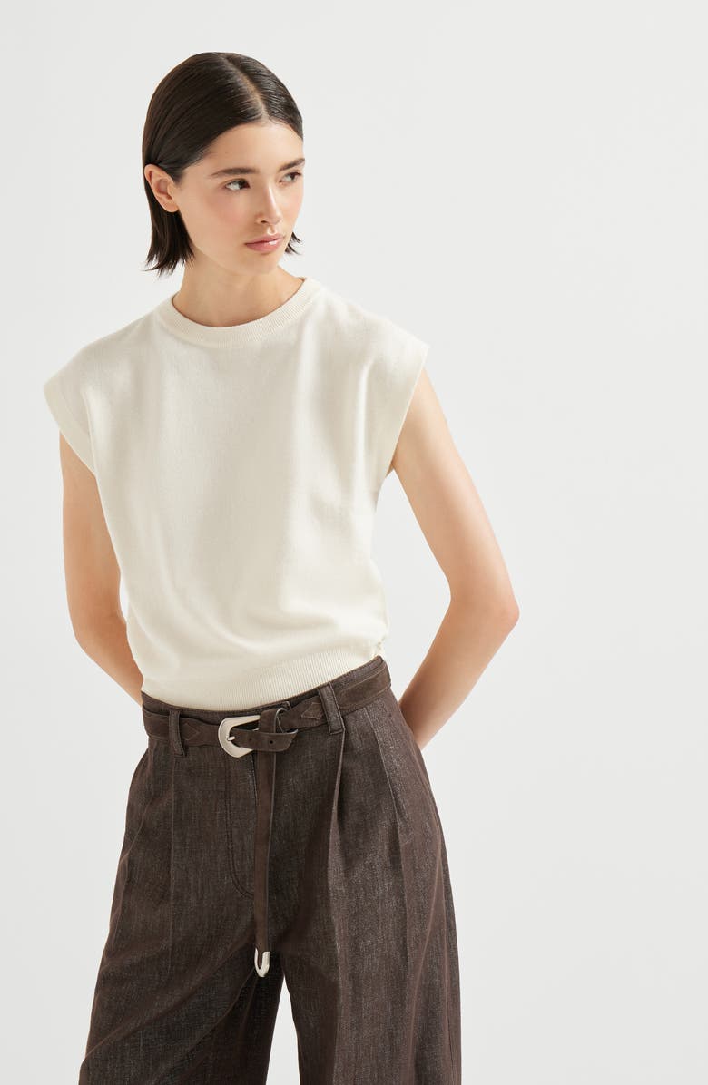 Brunello Cucinelli Cashmere sweater, Alternate, color, White