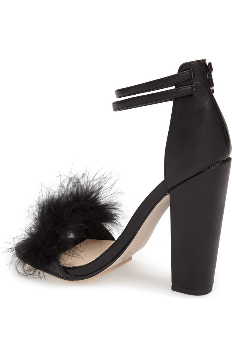 Topshop 'Rebecca' Ankle Strap Sandal, Alternate, color,