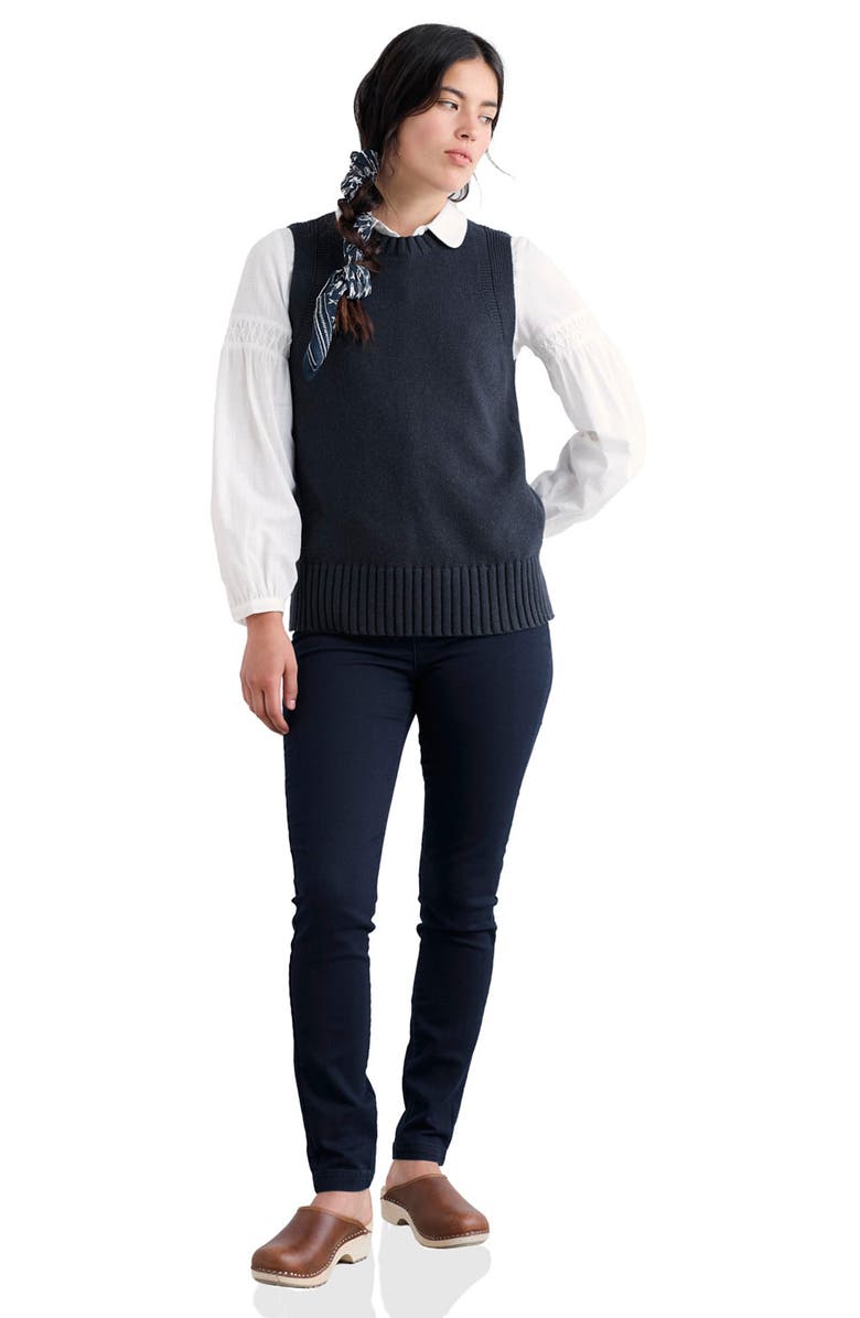 Seasalt Cornwall Bosvenning High Waist Jeggings, Alternate, color, Squid Ink