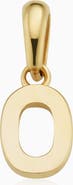 Oradina 14K Gold My Number Pendant Charm