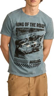 Lucky Brand Mustang Cobra Cotton Graphic T-Shirt