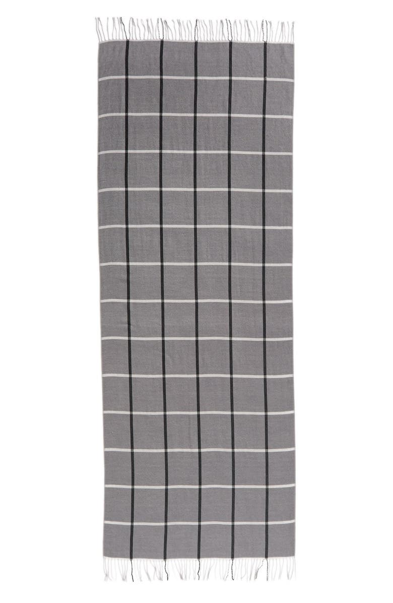 Nordstrom Plaid Cashmere & Wool Scarf, Alternate, color, 