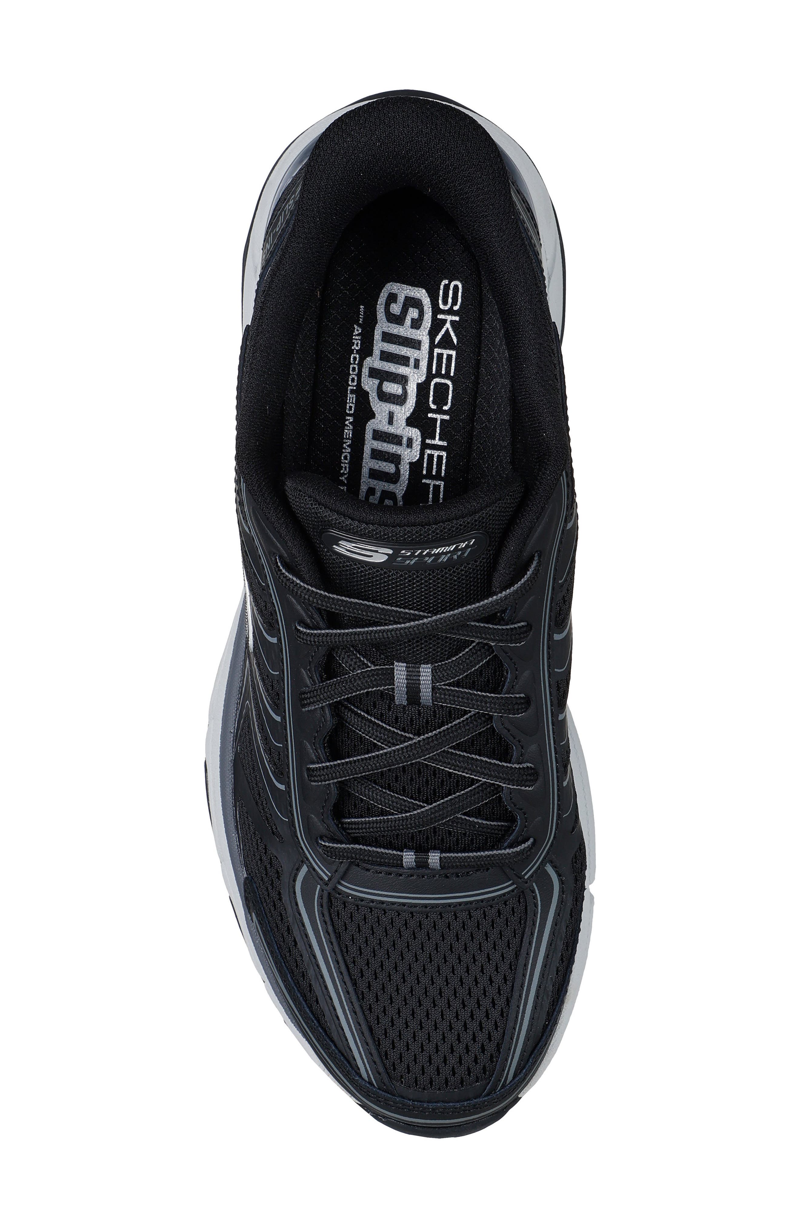 SKECHERS Slip-In<sup>®</sup> Stamina Slip-On Sneaker, Alternate, color, Black Multi