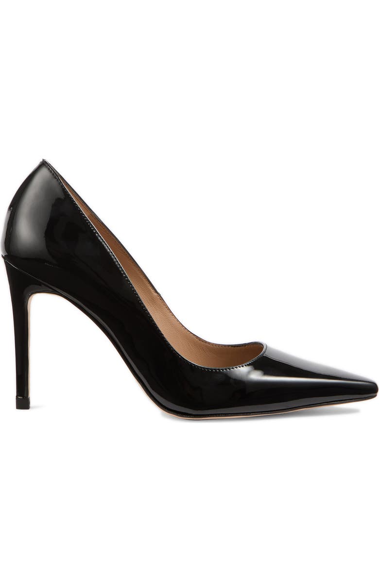 LK Bennett Fern Pointed Toe Pump, Alternate, color, Black Patent