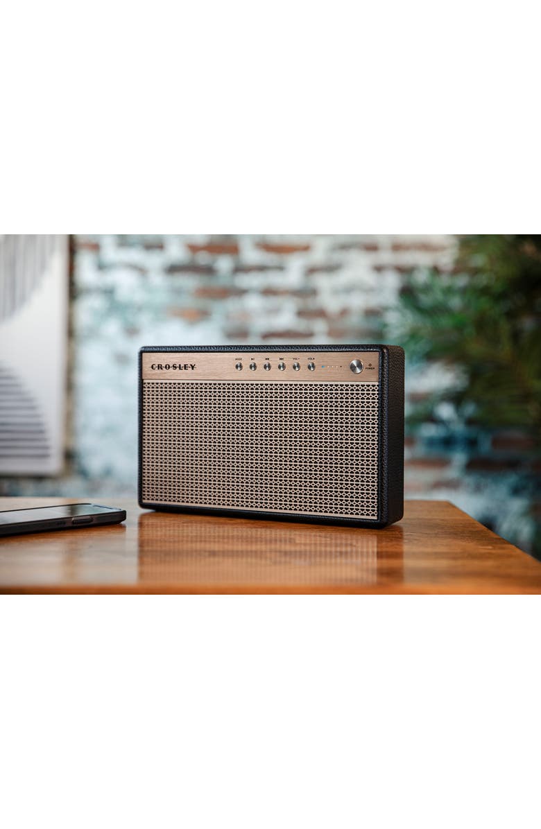 Crosley Radio Montero Portable Bluetooth Speaker, Alternate, color, Black