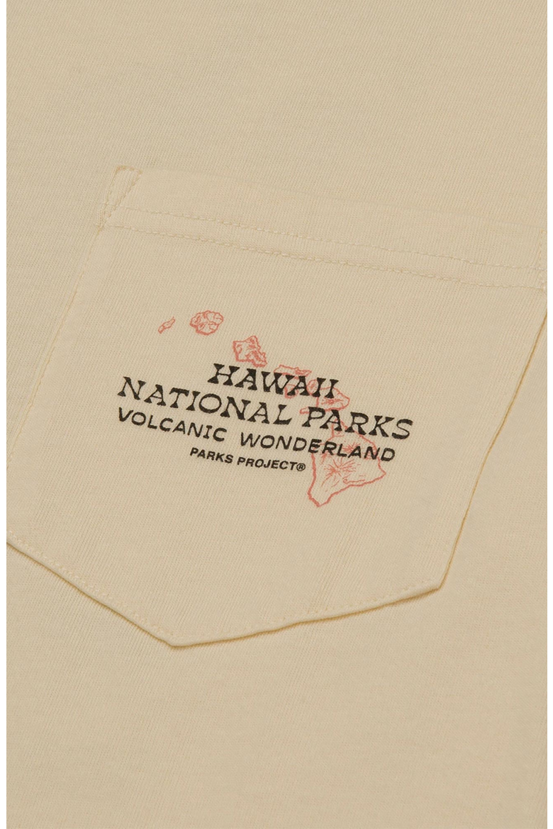 Hawai'i National Parks Pocket Tee, Alternate, color, Natural