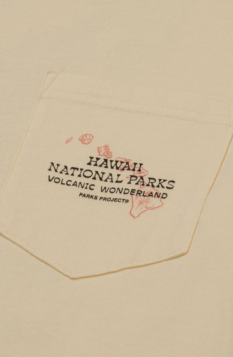 Parks Project Hawai'i National Parks Pocket Tee, Alternate, color, Natural