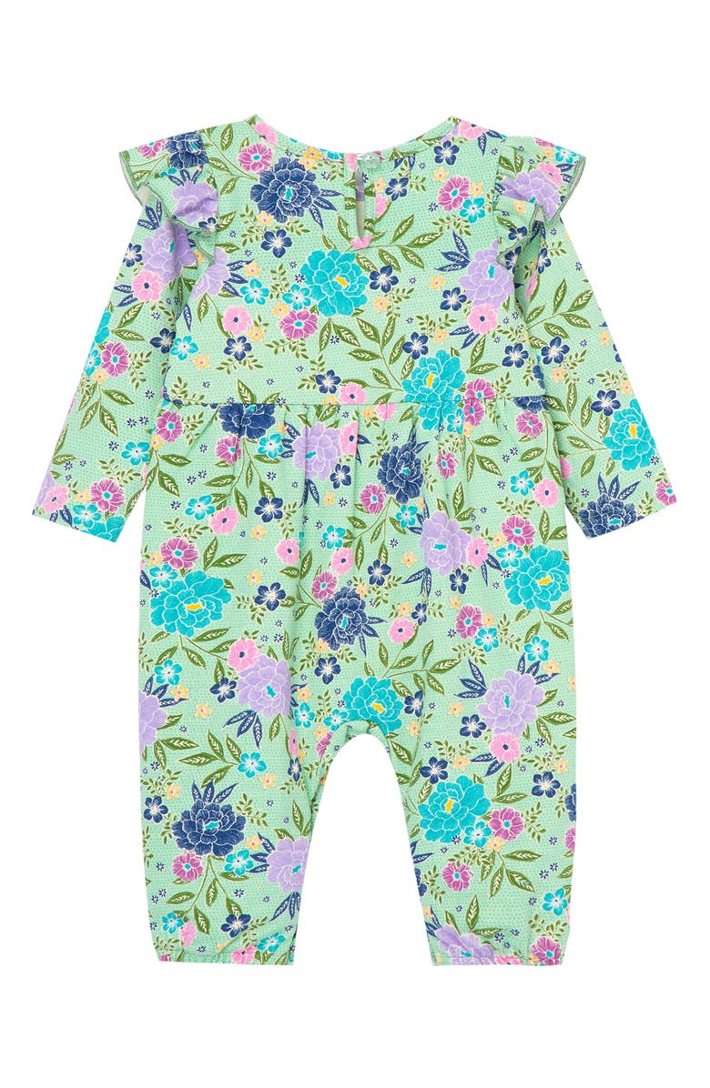 Peek Aren't You Curious Floral Cotton Romper, Alternate, color, 