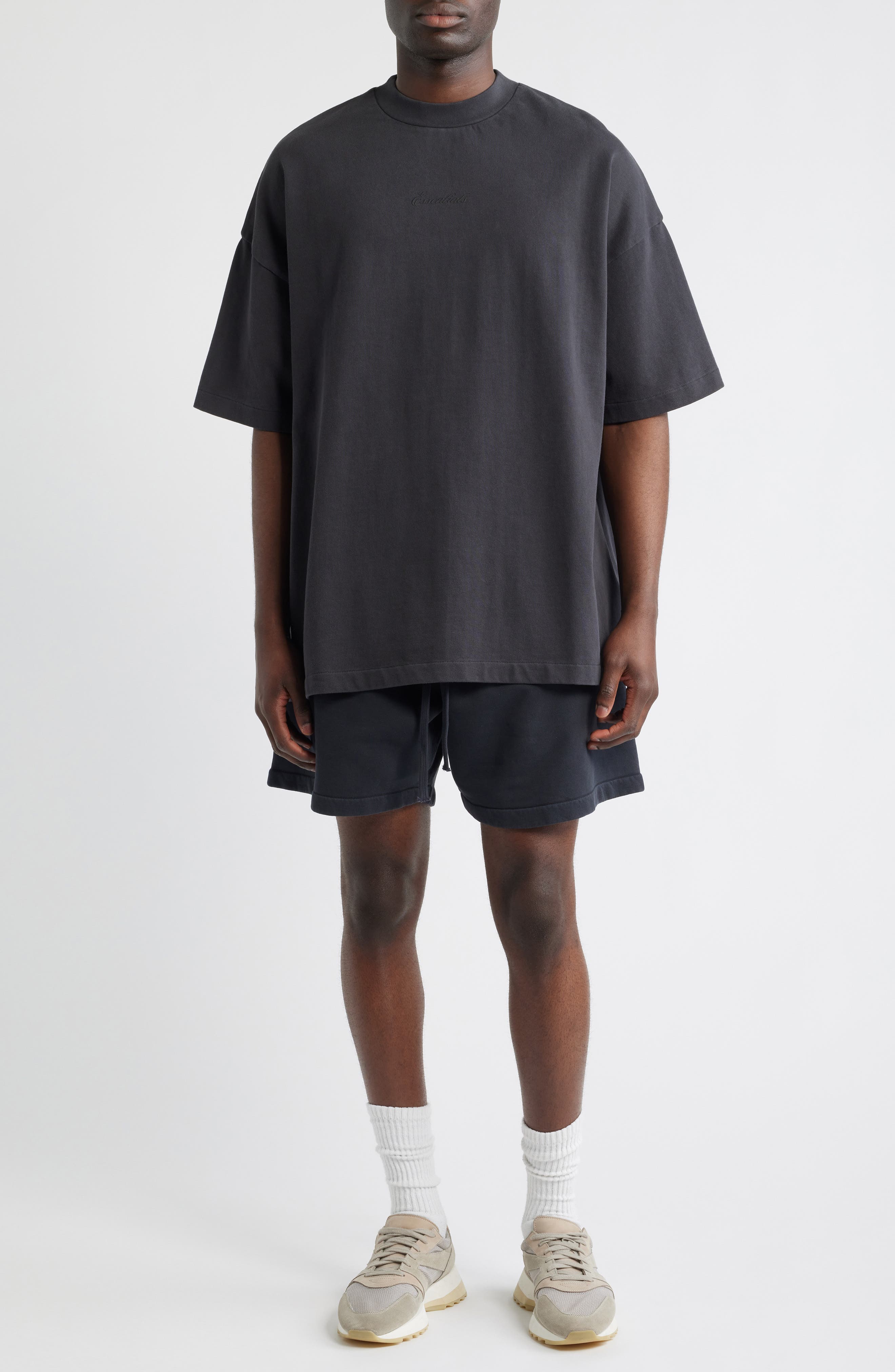 リピーター専用 訳ありEssentials Logo Sweat Shorts Fear of God Essentials Classic Fit Training Logo Sweat Shorts (Men