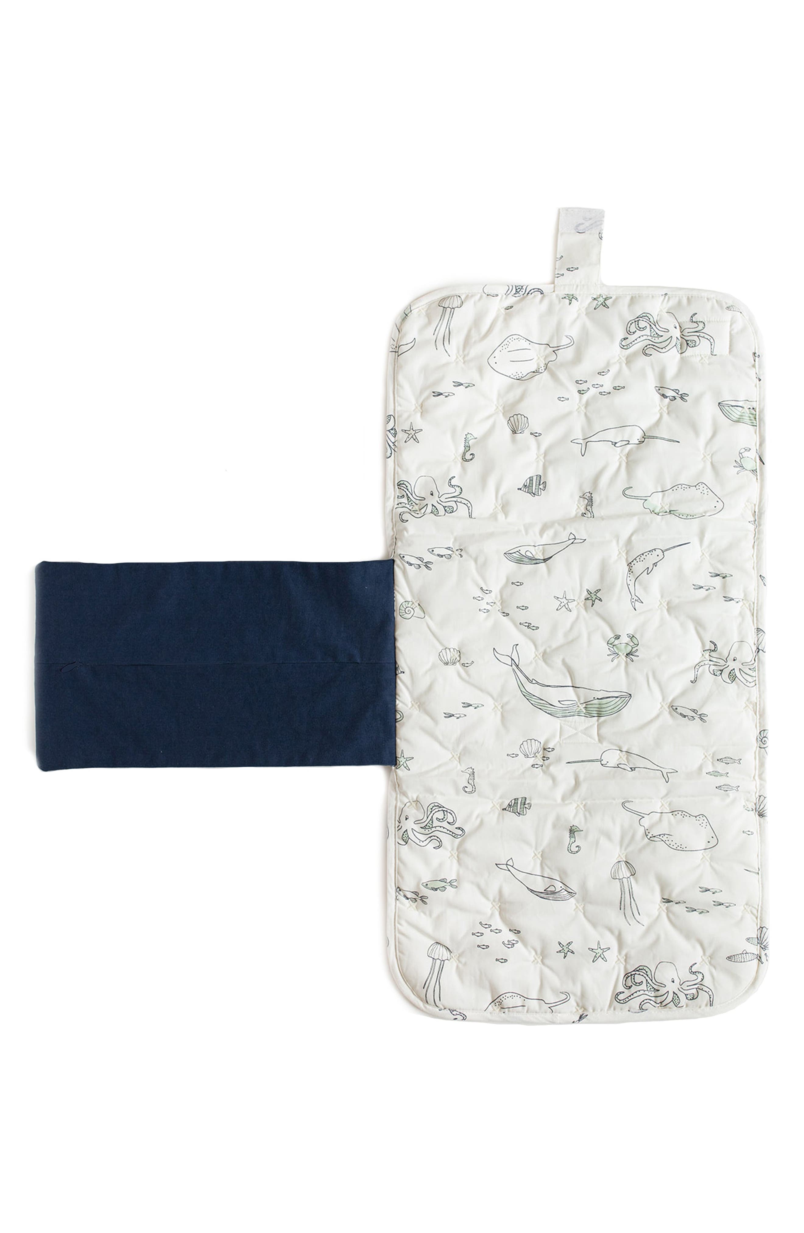 Pehr On The Go Changing Pad, Alternate, color, Life Aquatic