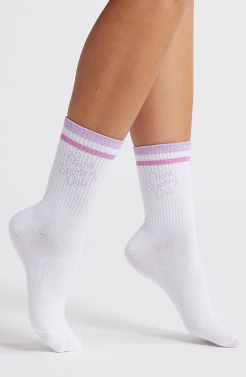 Stems Sporting Club Stripe Crew Socks