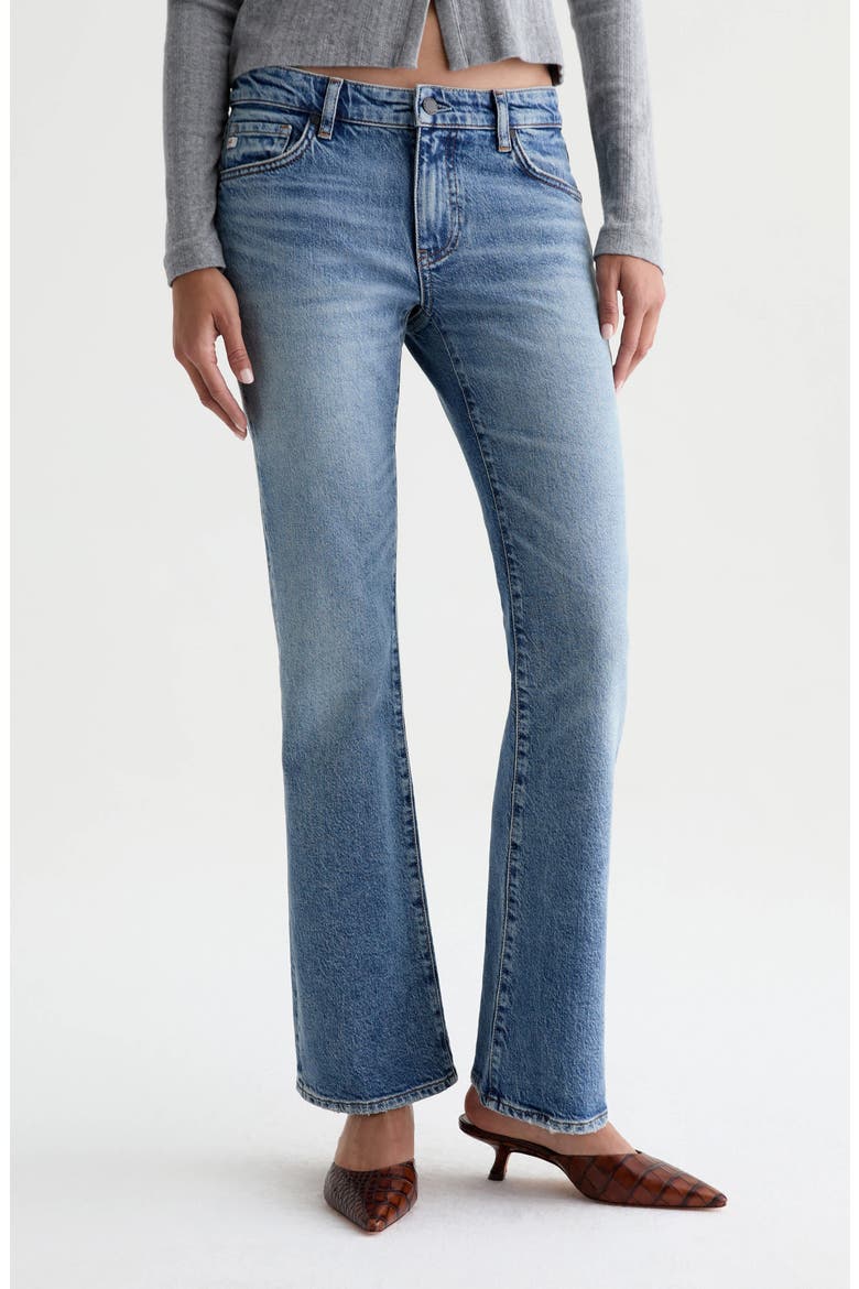 Angel Low Rise Bootcut Jeans, Main, color, 18 YEARS VAMP