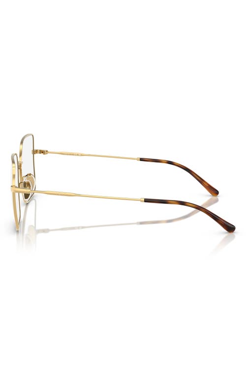 Vogue 54mm Square Optical Glasses In Gold