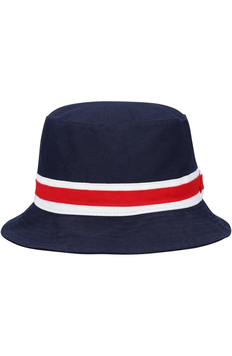 '47 Men's '47 Navy New England Patriots Striped Bucket Hat, Alternate, color, 
