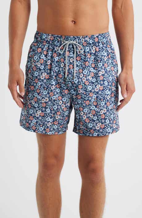 Vintage Summer Stretch Volley Swim Trunks