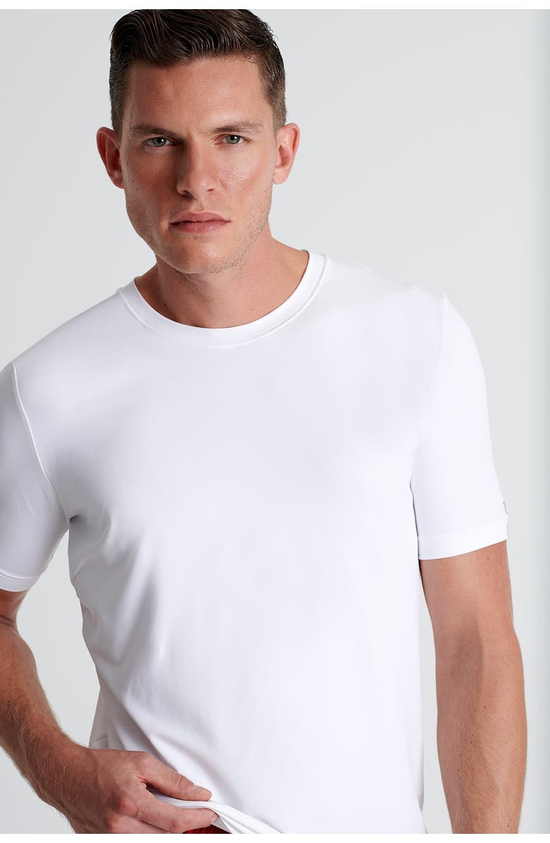 SHAN Microfiber crew neck t-shirt, Main, color, 
