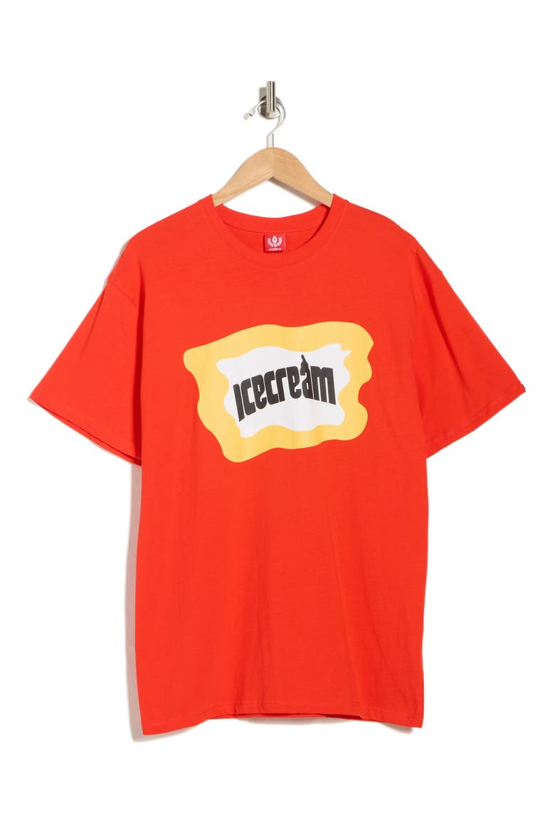 Games Graphic T-Shirt, Alternate, color, FIERY RED