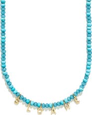 BaubleBar Beaded Custom Letter Necklace