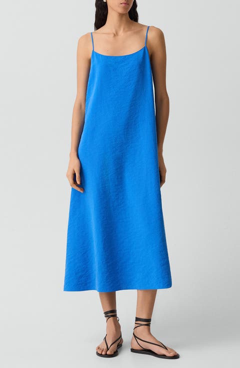Easy Volume Silk Blend Dress