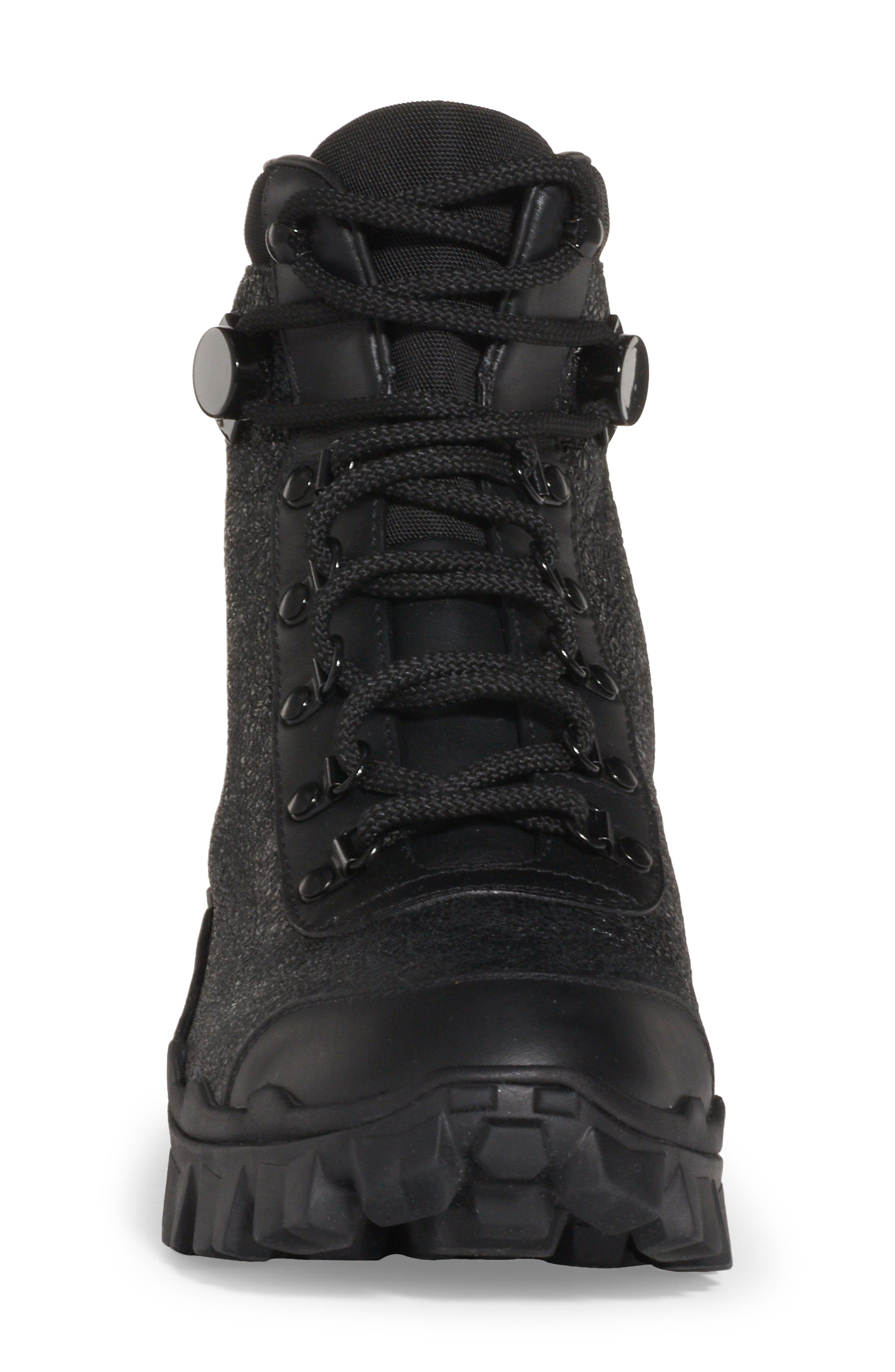 Moncler Helis Crinkle Hiking Boot, Alternate, color, 