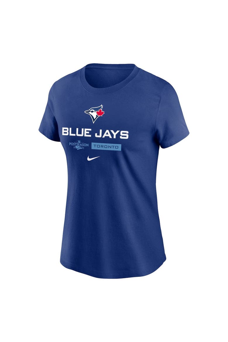 Women's Nike Royal Toronto Blue Jays 2022 Postseason Authentic Collection Dugout T-Shirt, Alternate, color, Royal