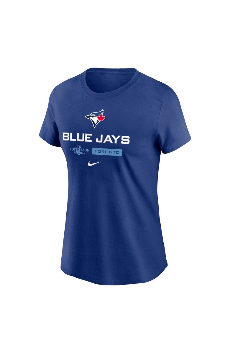 Nike Women's Nike Royal Toronto Blue Jays 2022 Postseason Authentic Collection Dugout T-Shirt, Alternate, color, 