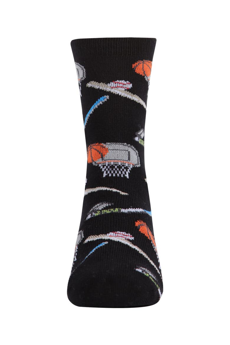 Sports Crew Socks, Alternate, color, Black