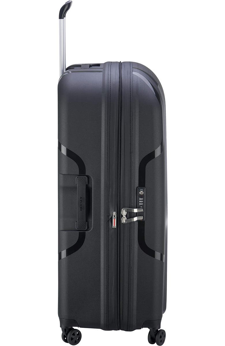 Delsey Paris Clavel Hardside Large Expandable Luggage with Spinner Wheels, Alternate, color, Black