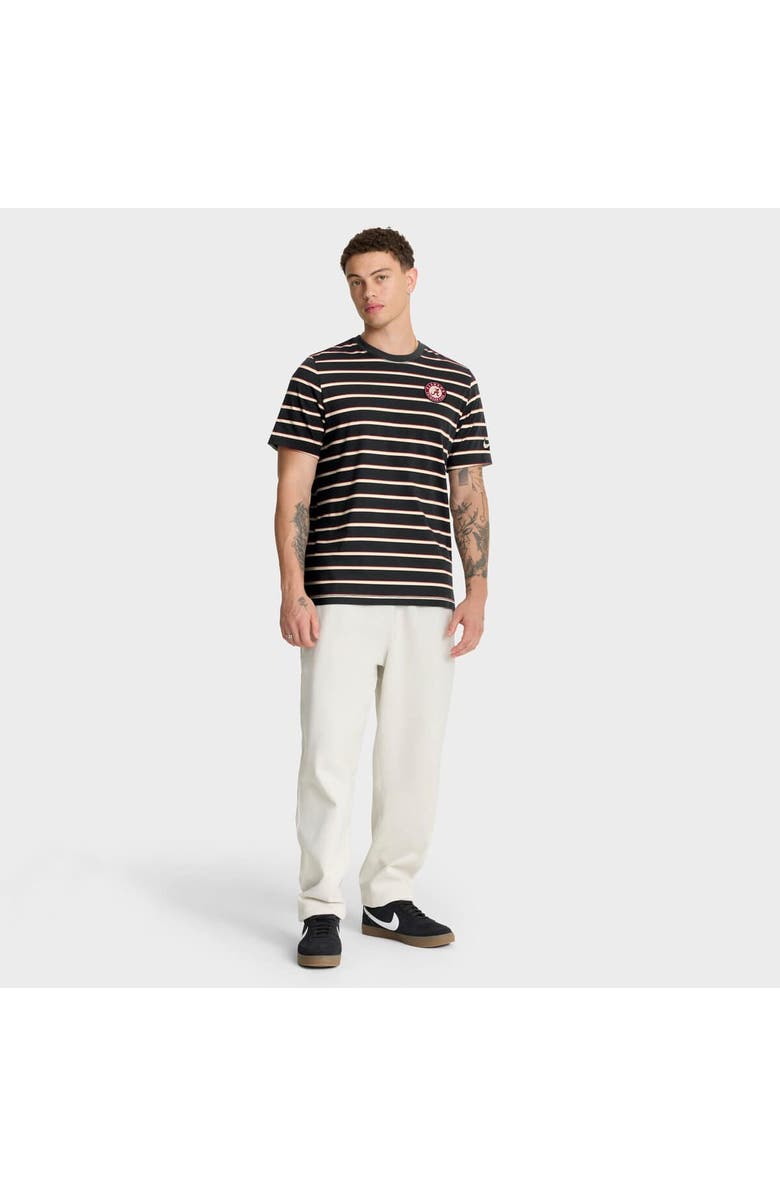 Nike Men's Nike Black Alabama Crimson Tide Athletic Prep Legacy Summit Stripe T-Shirt, Alternate, color, Black