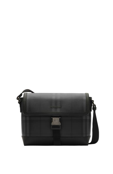 Small City Check Clip Messenger Bag