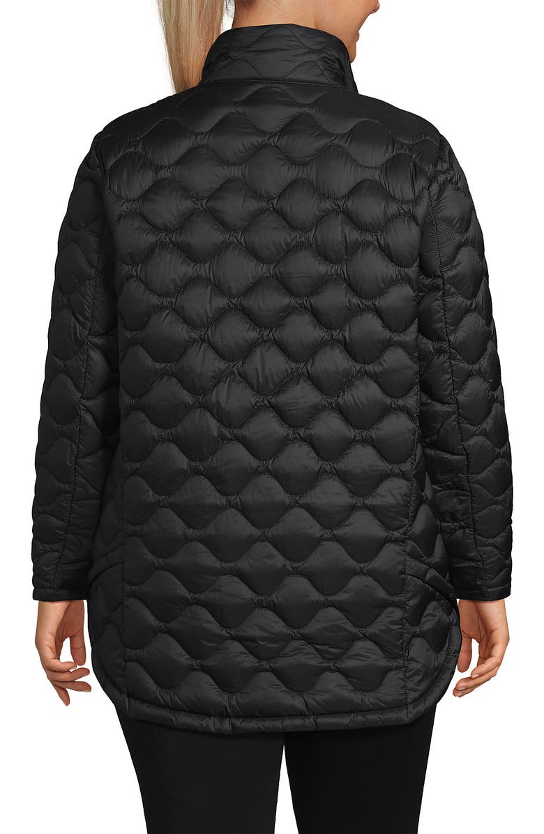 Lands' End Plus Size Wanderweight Quilted Packable Down Jacket, Alternate, color, 