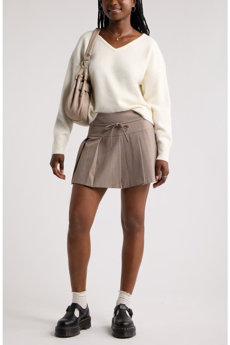 V-Neck Cozy Sweater, Alternate, color, IVORY ANTIQUE