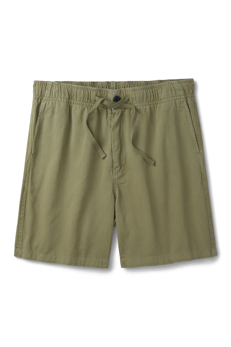 Allanby Cotton Drawstring Rugby Short, Alternate, color, Khaki