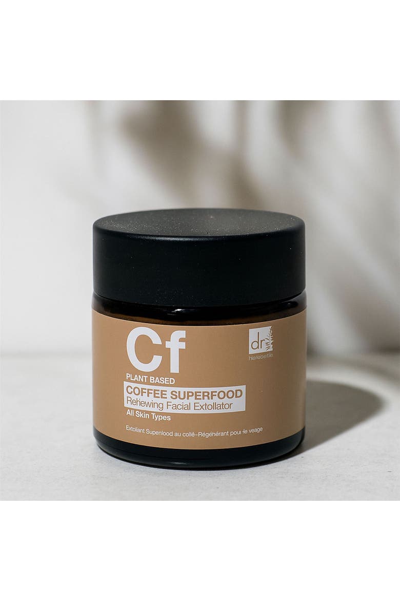 Coffee Superfood Renewing Facial Exfoliator 60ml for Acne & Blemishes, Large Pores, Alternate, color, White
