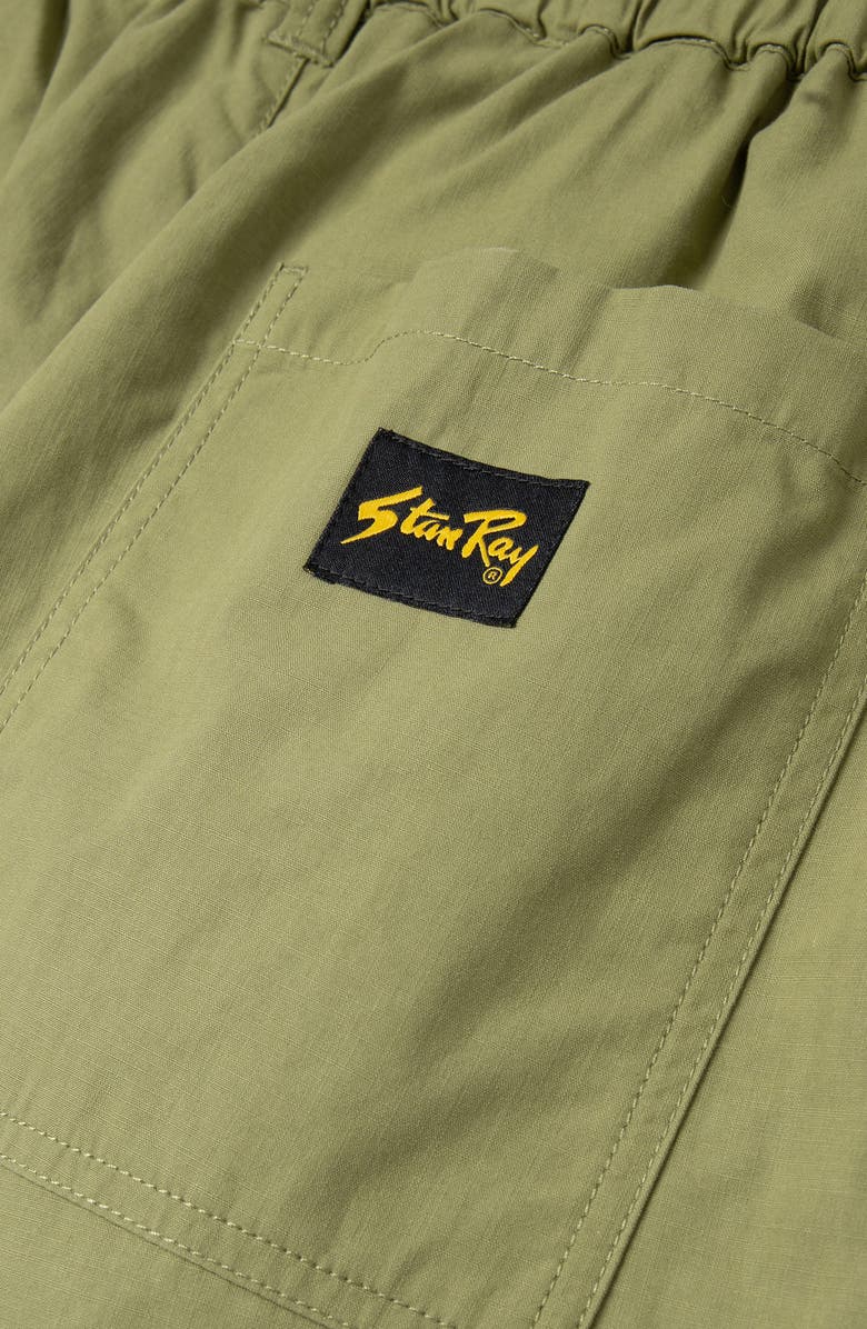 STAN RAY Jungle Cotton Shorts, Alternate, color, Olive