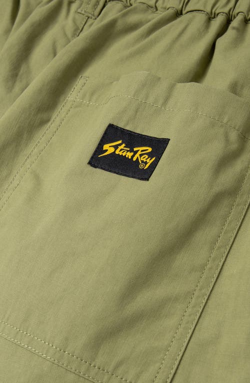 Stan Ray Jungle Cotton Shorts In Olive