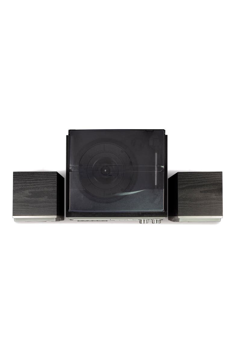Eclipse 9-In-1 Record Player & Speakers, Alternate, color, BLACK
