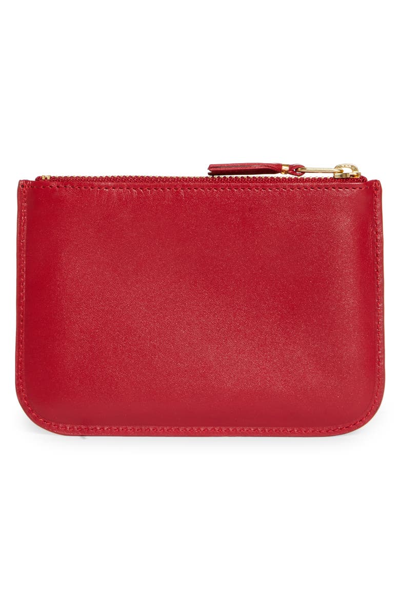 Outside Pocket Two-Compartment Leather Wallet (Women) | Nordstrom