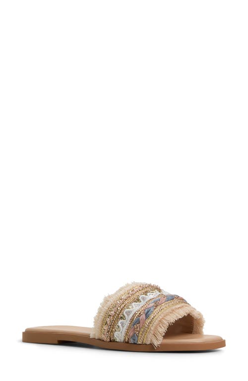 Aldo Women's Coralya Embellished Flat Sandals In Pink