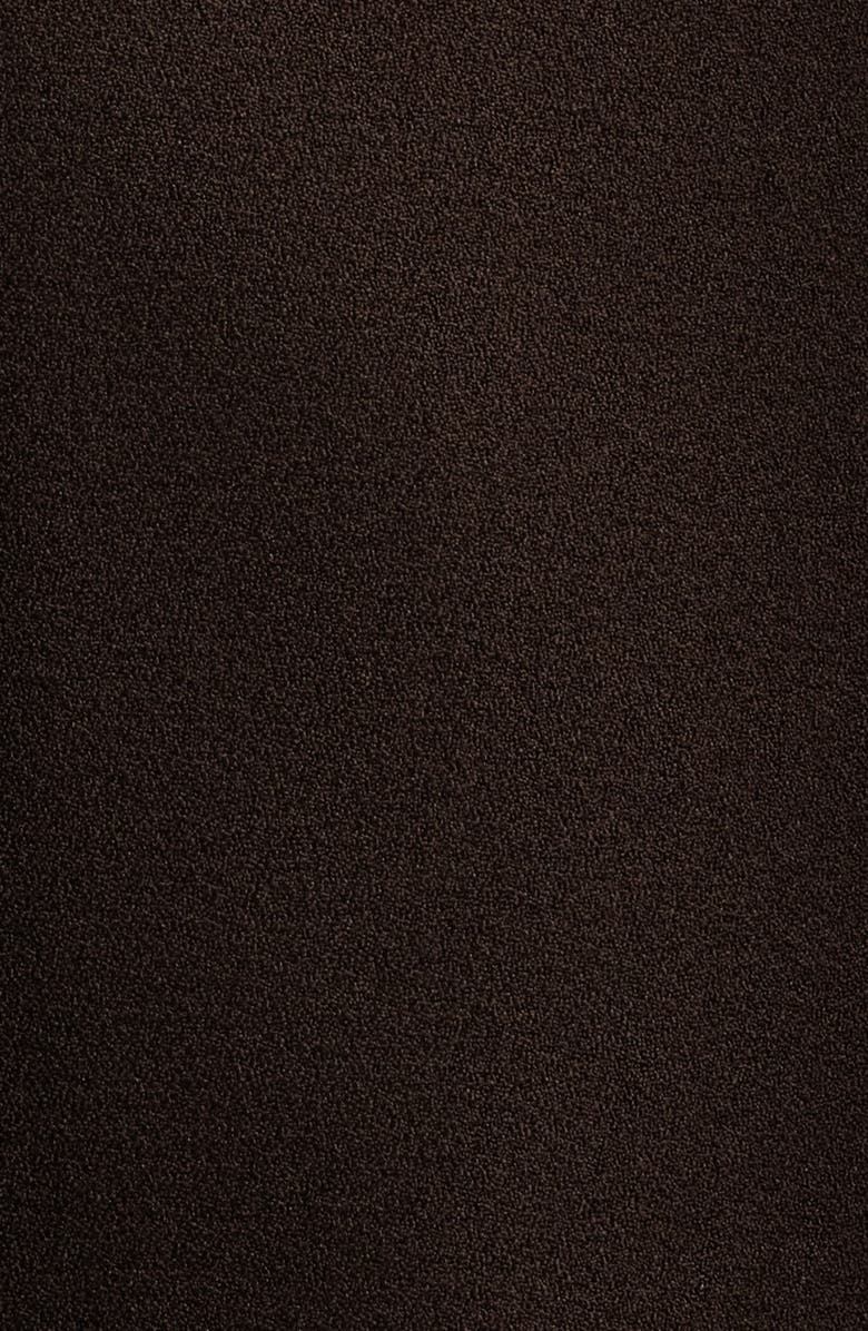 Tahari ASL Peak Lapel Belted Blazer & Pants Set, Alternate, color, Espresso