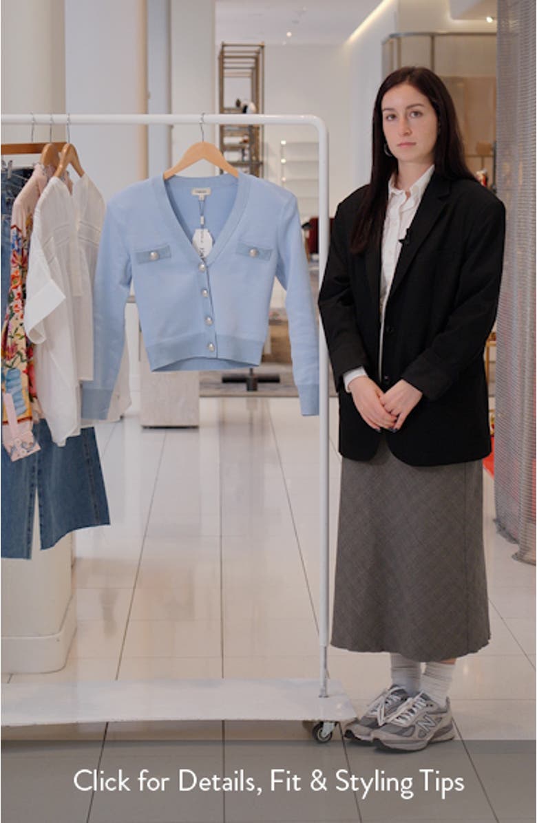 Taya Crop Cardigan, sales video thumbnail