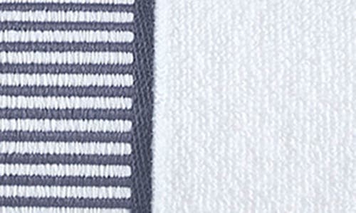 Brooks Brothers Fancy Border Turkish Cotton Bath Towel In Anthracite