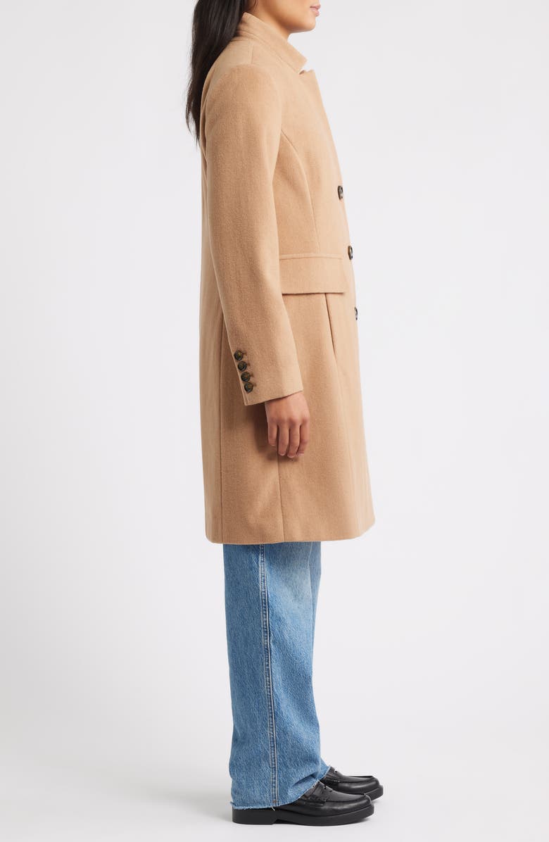 London Fog Wool Blend Coat, Alternate, color, Camel