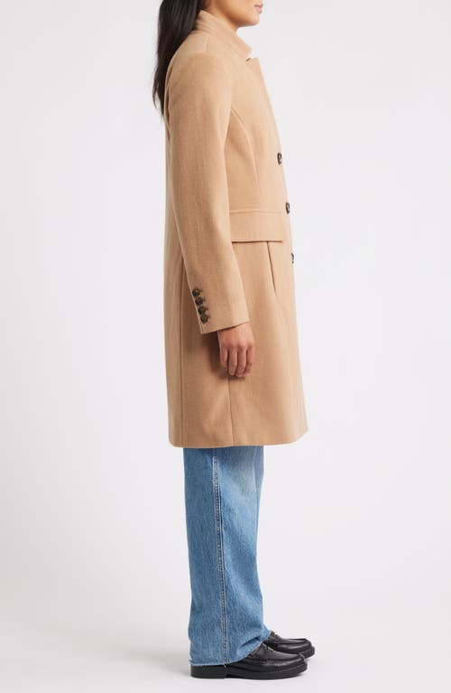 London Fog Wool Blend Coat In Brown