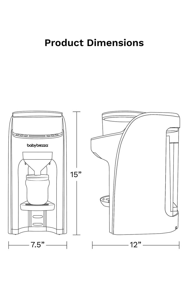 BABY BREZZA Formula Pro Advanced Automatic Formula Maker, Alternate, color, Charcoal